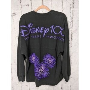 Disney Parks 100 Anniversary Platinum Celebration Black Spirit Jersey Finale Pur